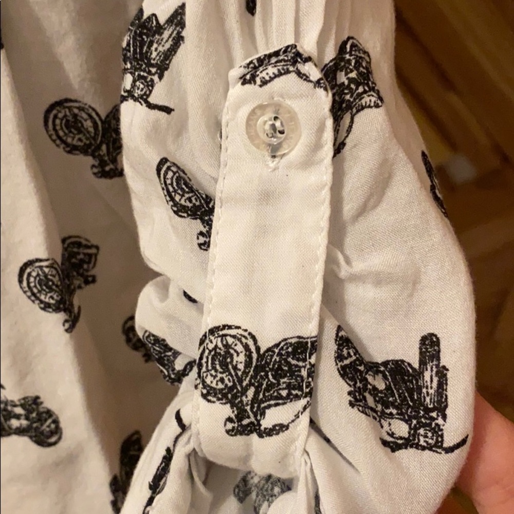 Motorcycle button down - Picture 3 of 4